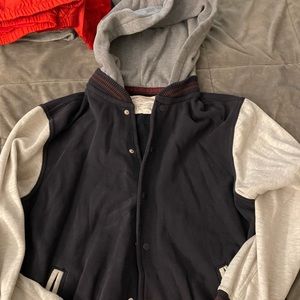 American eagle button up hoodie